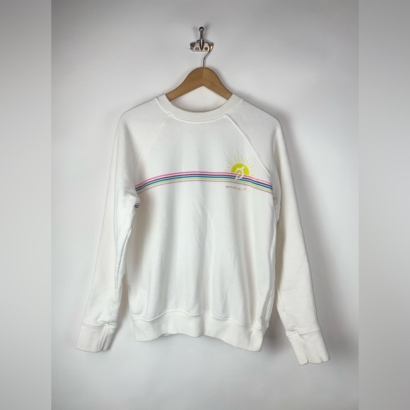 Spiritual Gangster x Peloton sweatshirt Rainbow logo - Picture 1 of 9